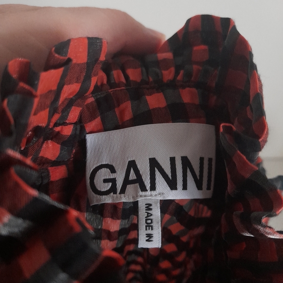 GANNI Seersucker Top - Picture 8 of 8